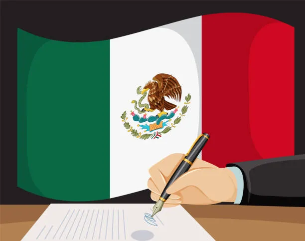 Bandera de M&eacute;xico representando la plataforma Compras MX