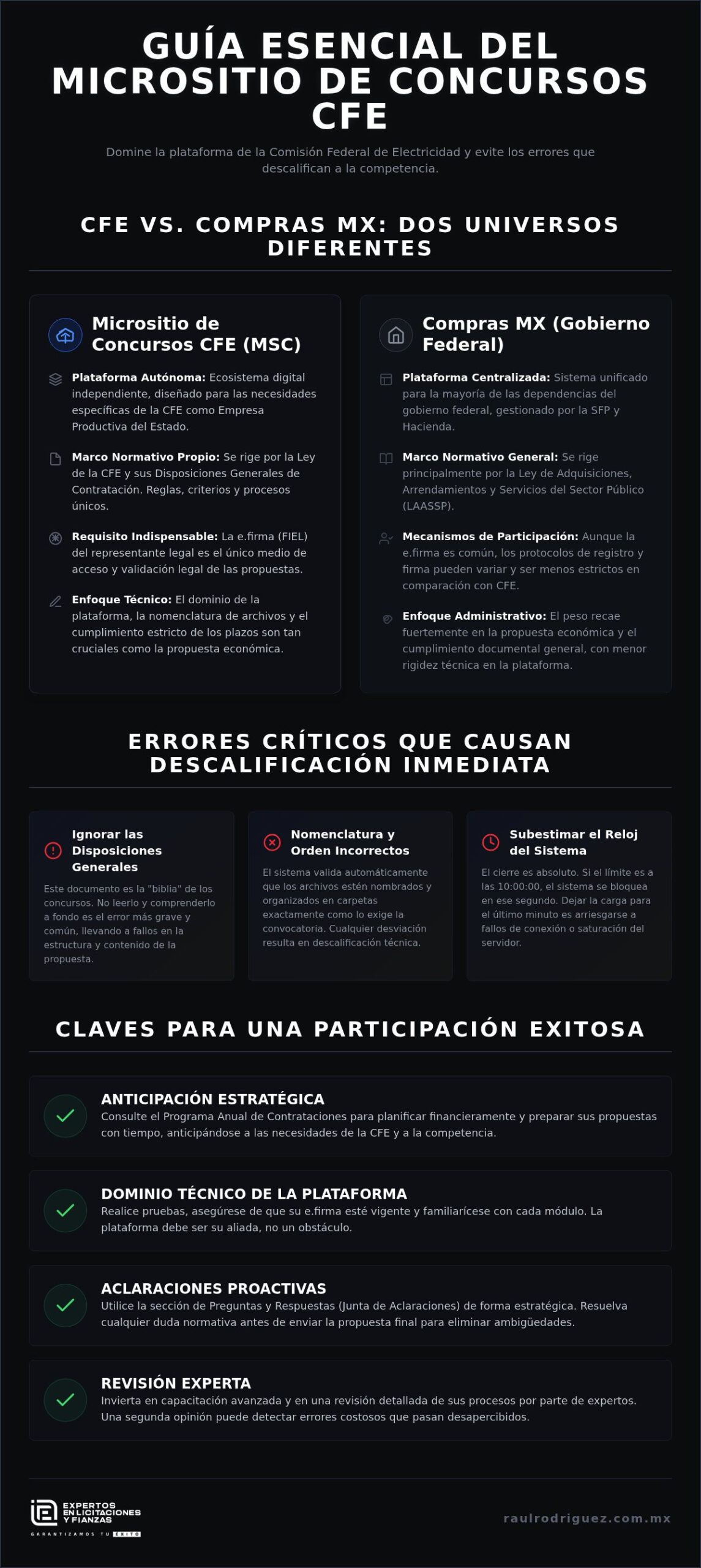 Micrositio de Concursos CFE: Guía Completa para Proveedores 2026