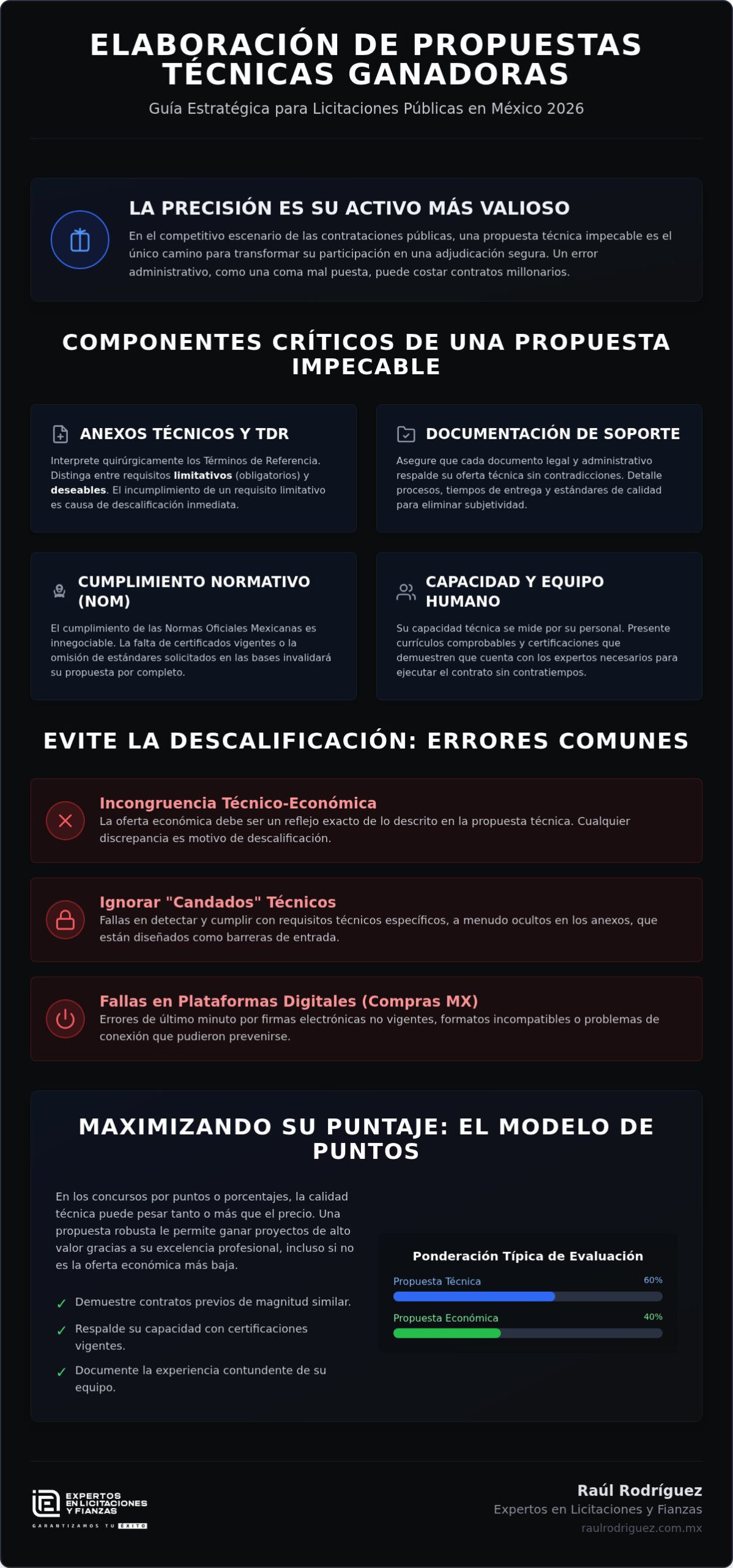 Elaboración de propuestas técnicas: Guía estratégica para ganar licitaciones en México 2026