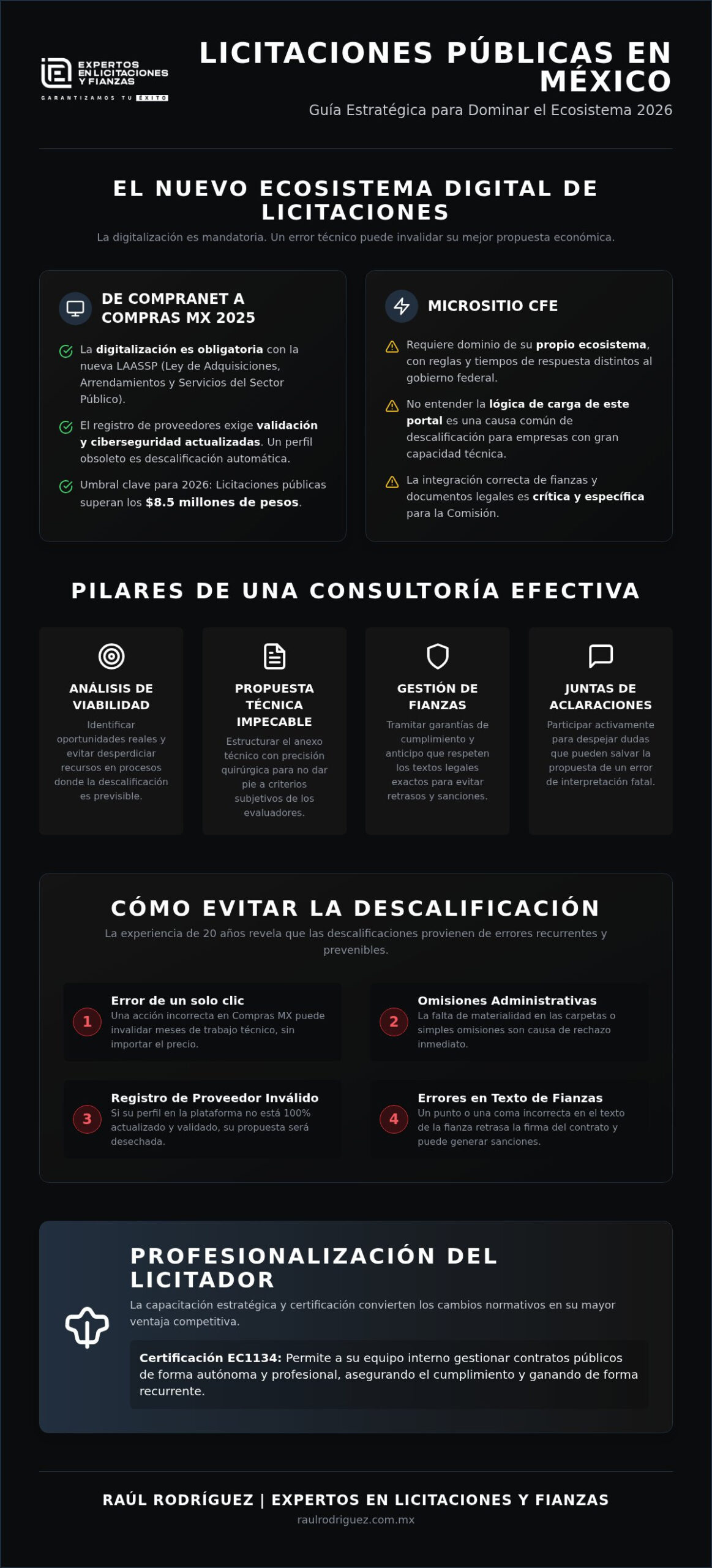 Consultoría en licitaciones gubernamentales: Guía para ganar contratos en 2026